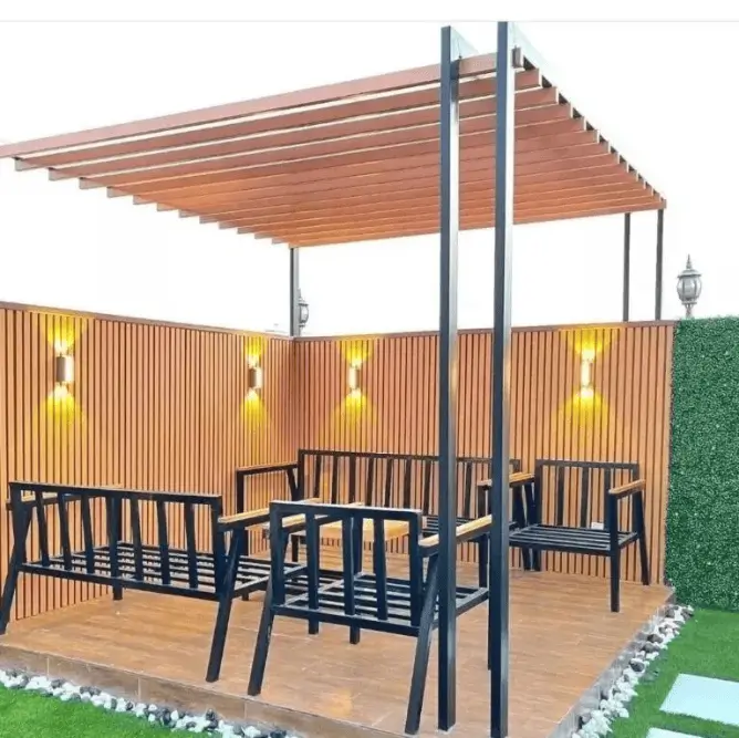 تصميم جلسات ومظلات الحدائق فى الرياض
