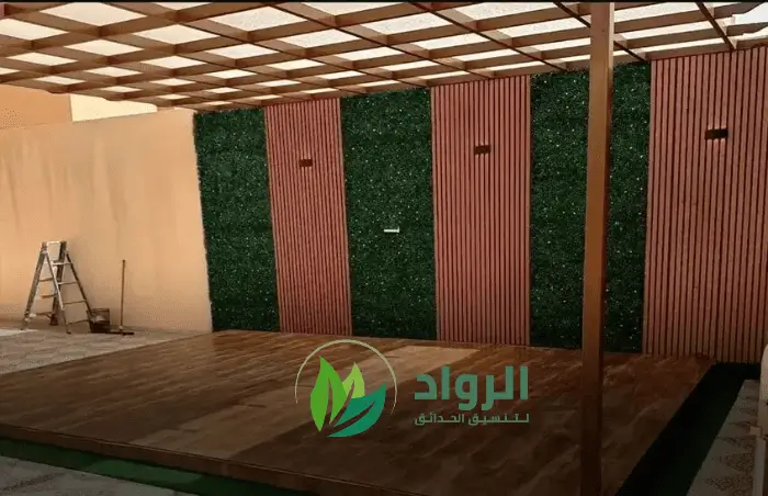 تركيب بديل الخشب والعشب الصناعي